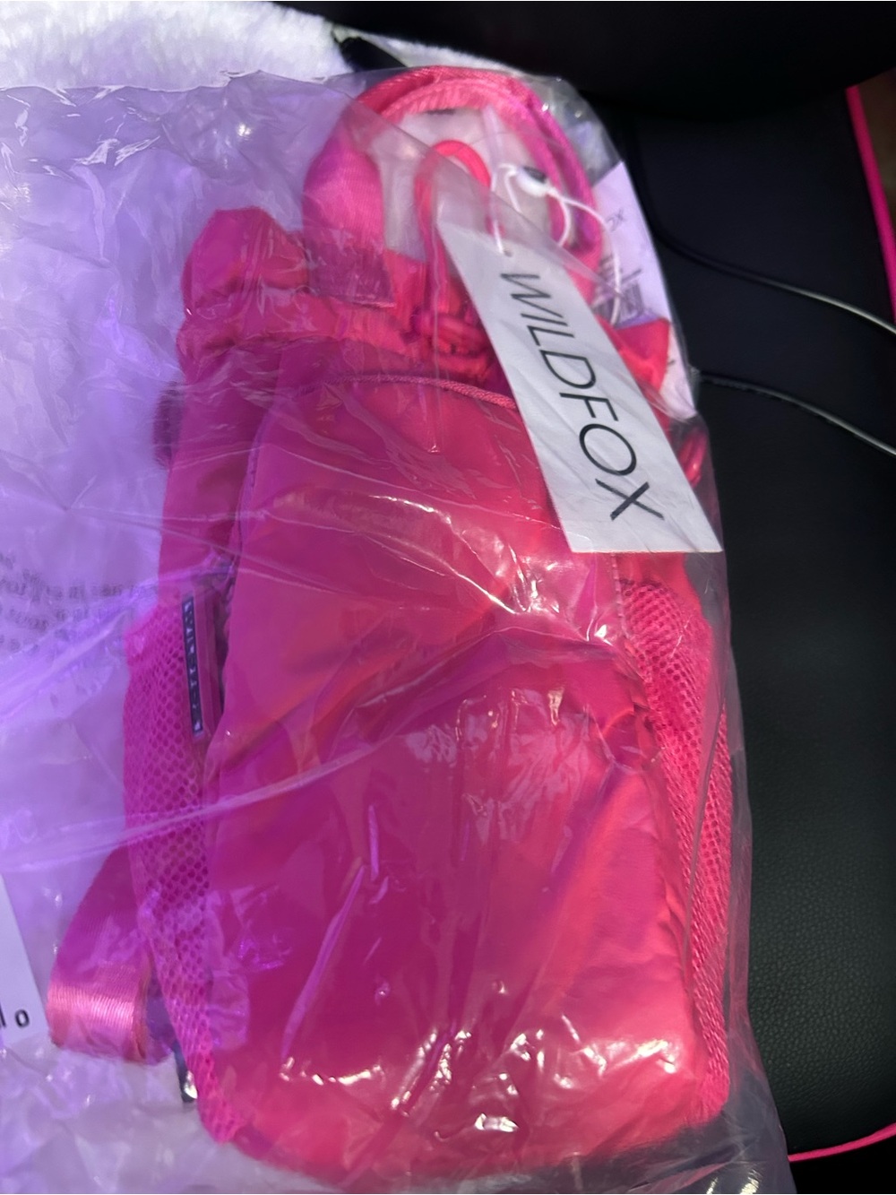 Wildfox Fuchsia Or Black Crossbody